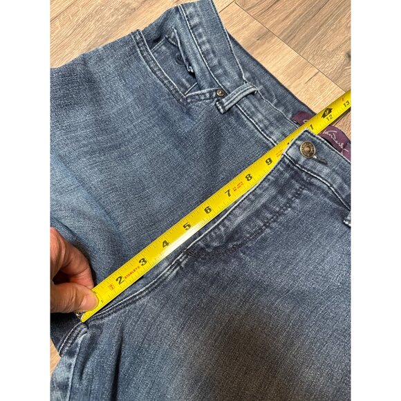 Gloria Vanderbilt Amanda Missy Jeans Size 12 Short Dark Wash Straight Leg Denim - Picture 7 of 11